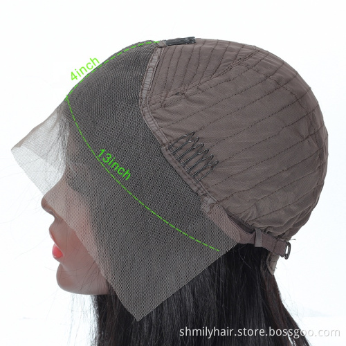 Cheap Raw Brazilian Virgin 100% Human Hair Short Bob Frontal Wigs HD Full Lace Front Wig Transparent Lace Wig For Black Women